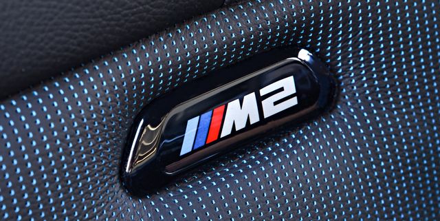 BMW M Blende Lehne M2 Logo schwarz beleuchtet - 52109503037