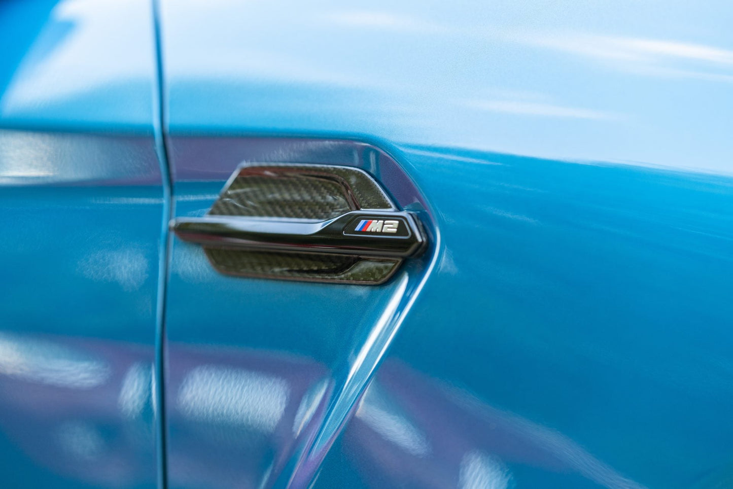 Faserschmiede Carbon Kotflügel Einsätze für BMW M2 / M2 Competition / M2 CS F87